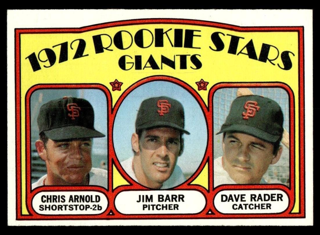 1972 Giants Rookies [Giants Rookies] #232