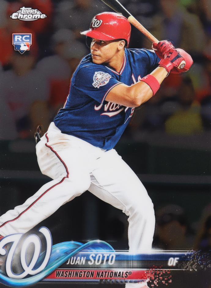 Juan Soto 2018 Topps Chrome Update Baseball
