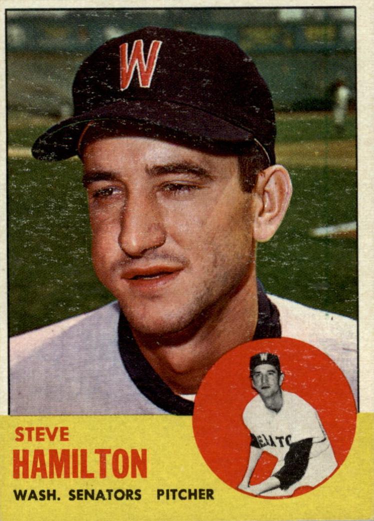 1963 Topps Steve Hamilton #171 card