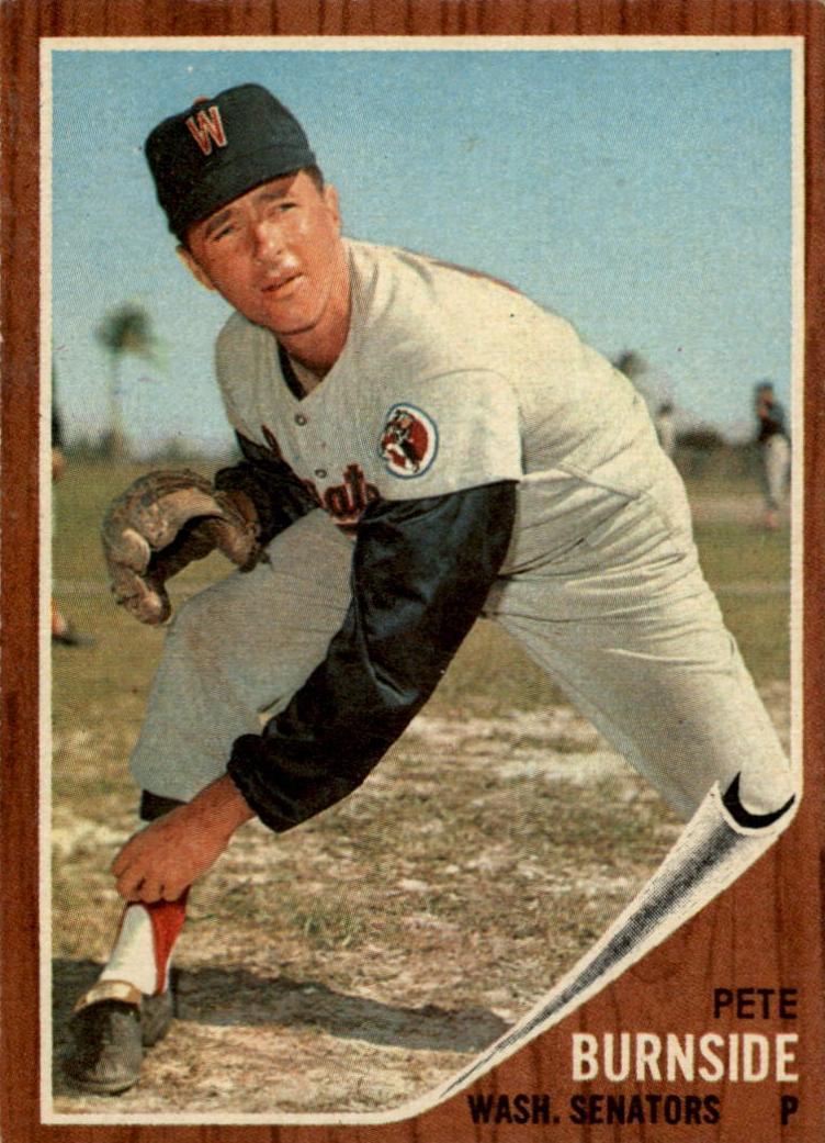 1962 Topps Pete Burnside #207 card