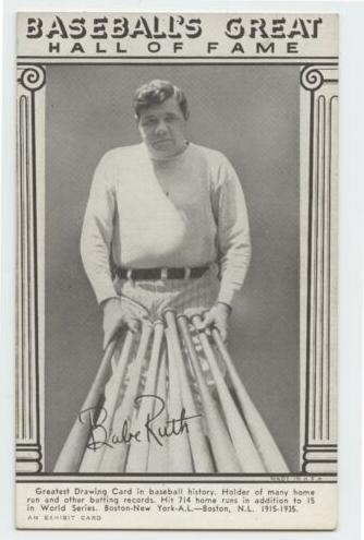 1948 Babe Ruth [Standing with Bats] #NNO