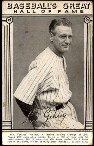 1948 Lou Gehrig #NNO
