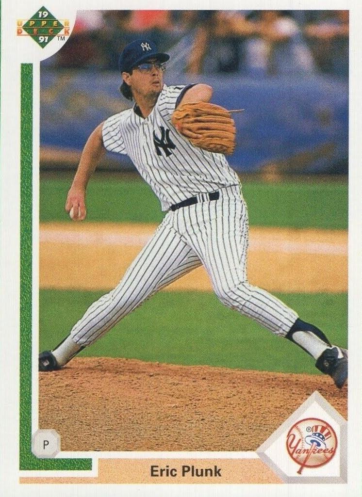 1991 Upper Deck Eric Plunk #695 card