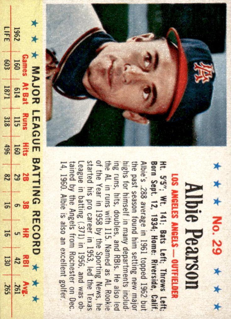 1963 Albie Pearson #29
