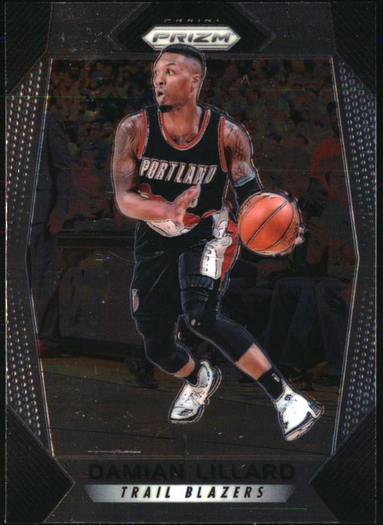 2017 Panini Prizm Damian Lillard #141 card