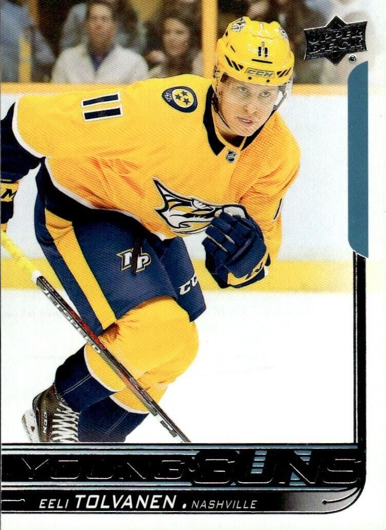 2018 Upper Deck Eeli Tolvanen #217 card