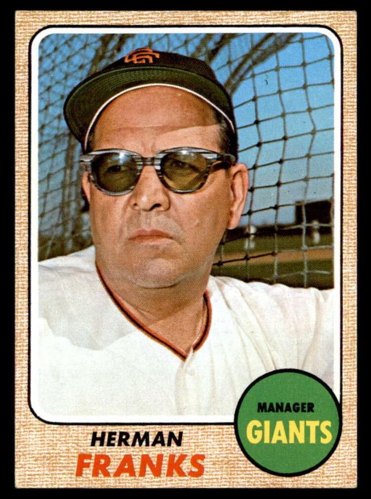 1968 Topps Herman Franks #267 card