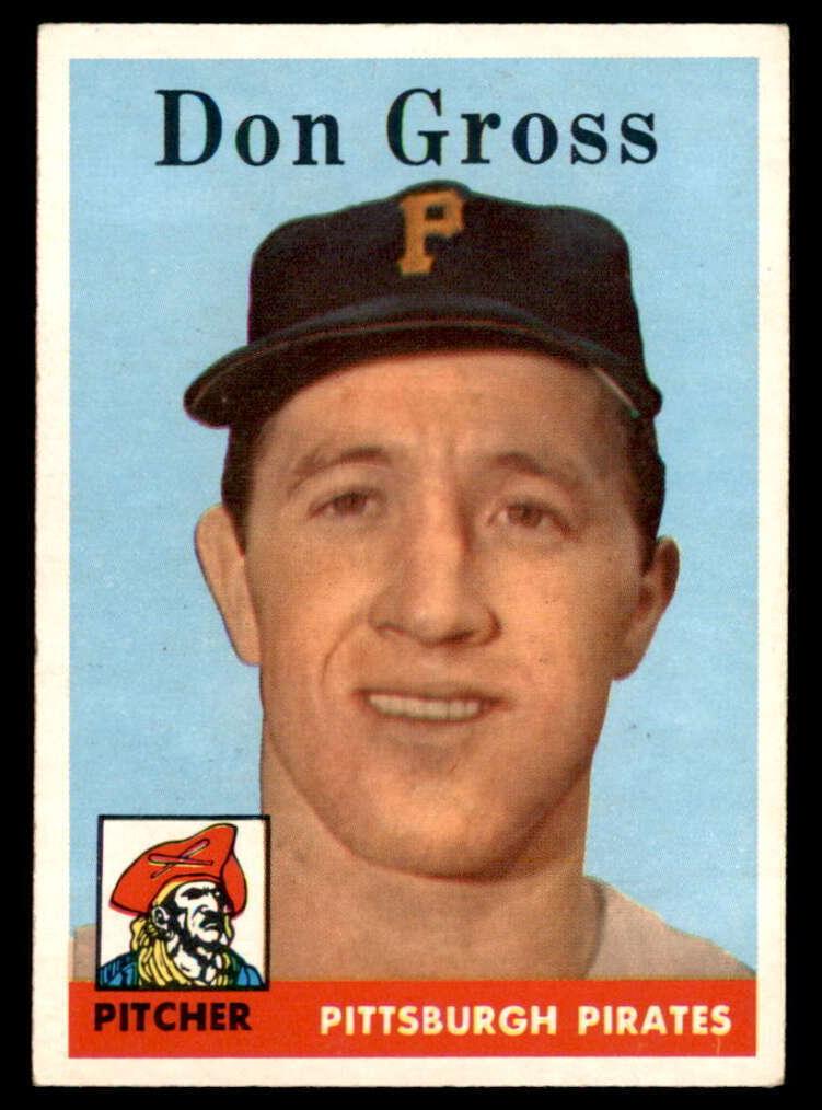 1958 Topps Don Gross #172 card
