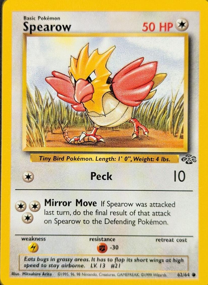 Spearow 1999 Pokemon Jungle