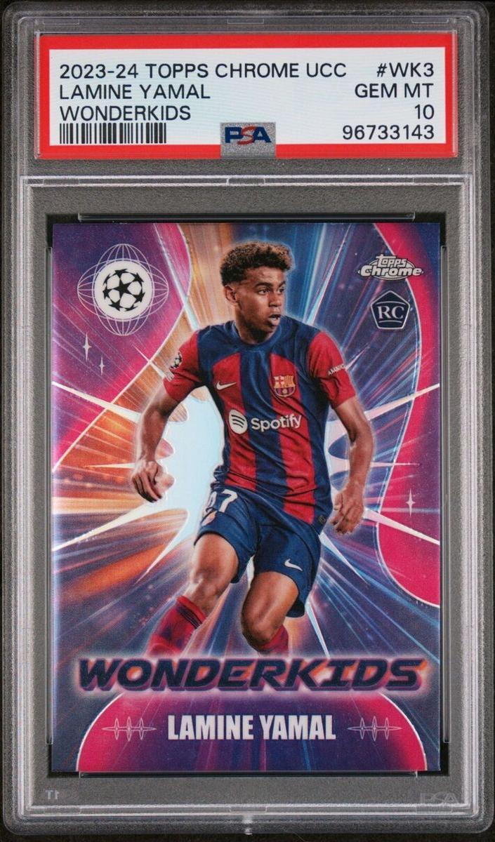 Lamine Yamal - 2023 Topps Chrome UEFA Club Competitions Soccer