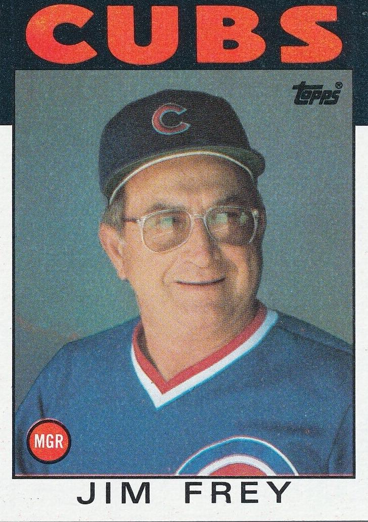 1986 Topps Jim Frey #231 card