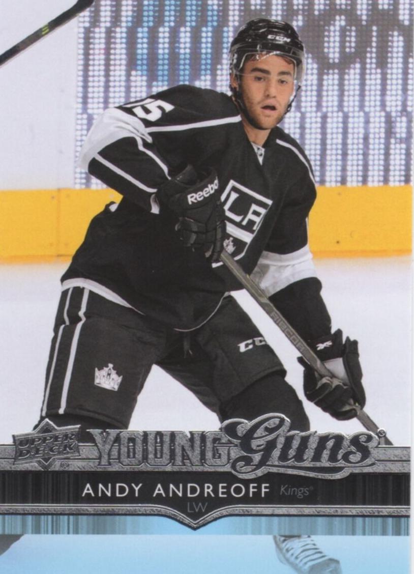 2014 Upper Deck Andy Andreoff #492 card