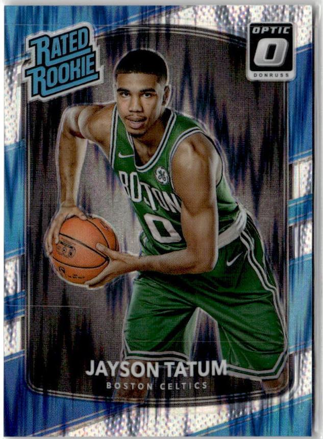 2017 Donruss Optic Jayson Tatum [Shock] #198 card