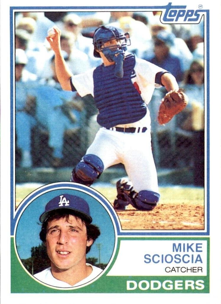 1983 Topps Mike Scioscia #352 card