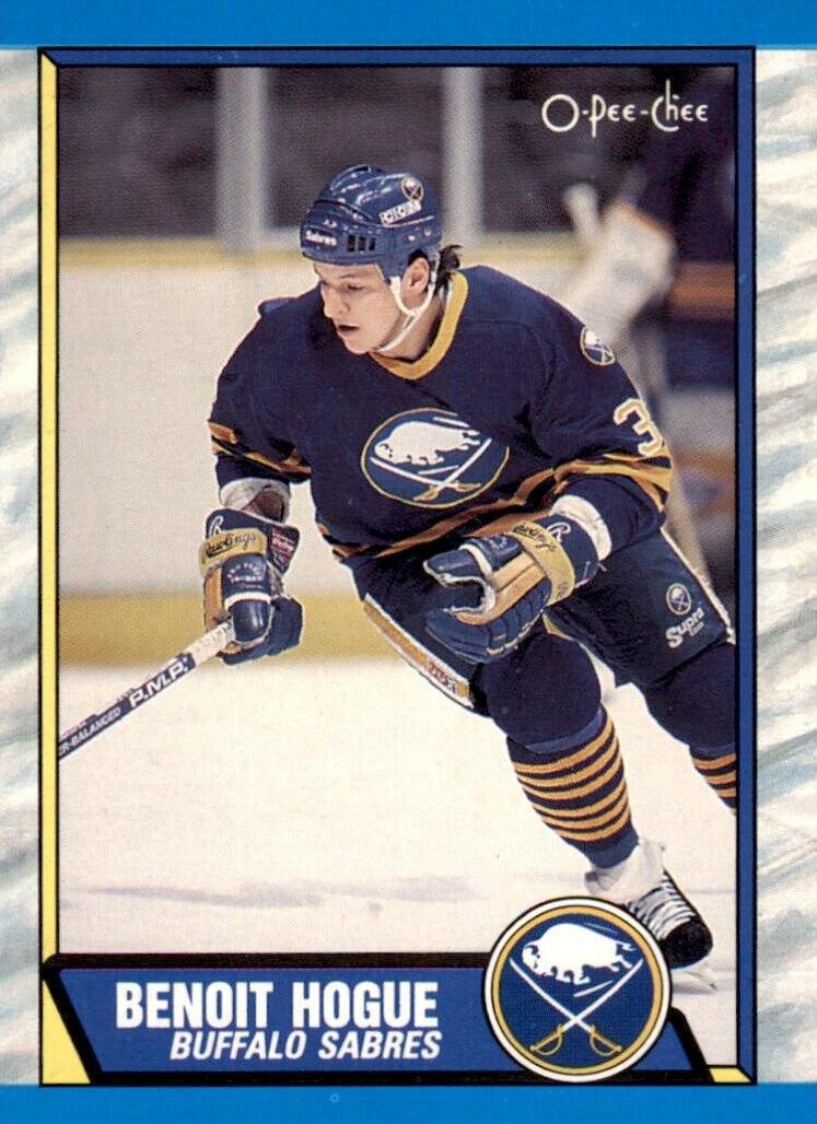 1989 O-Pee-Chee Benoit Hogue #201 card