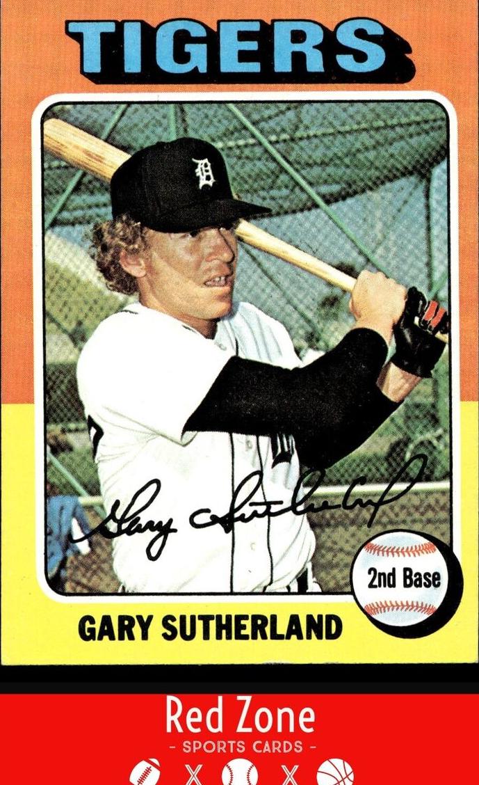1975 Topps Gary Sutherland #522 card