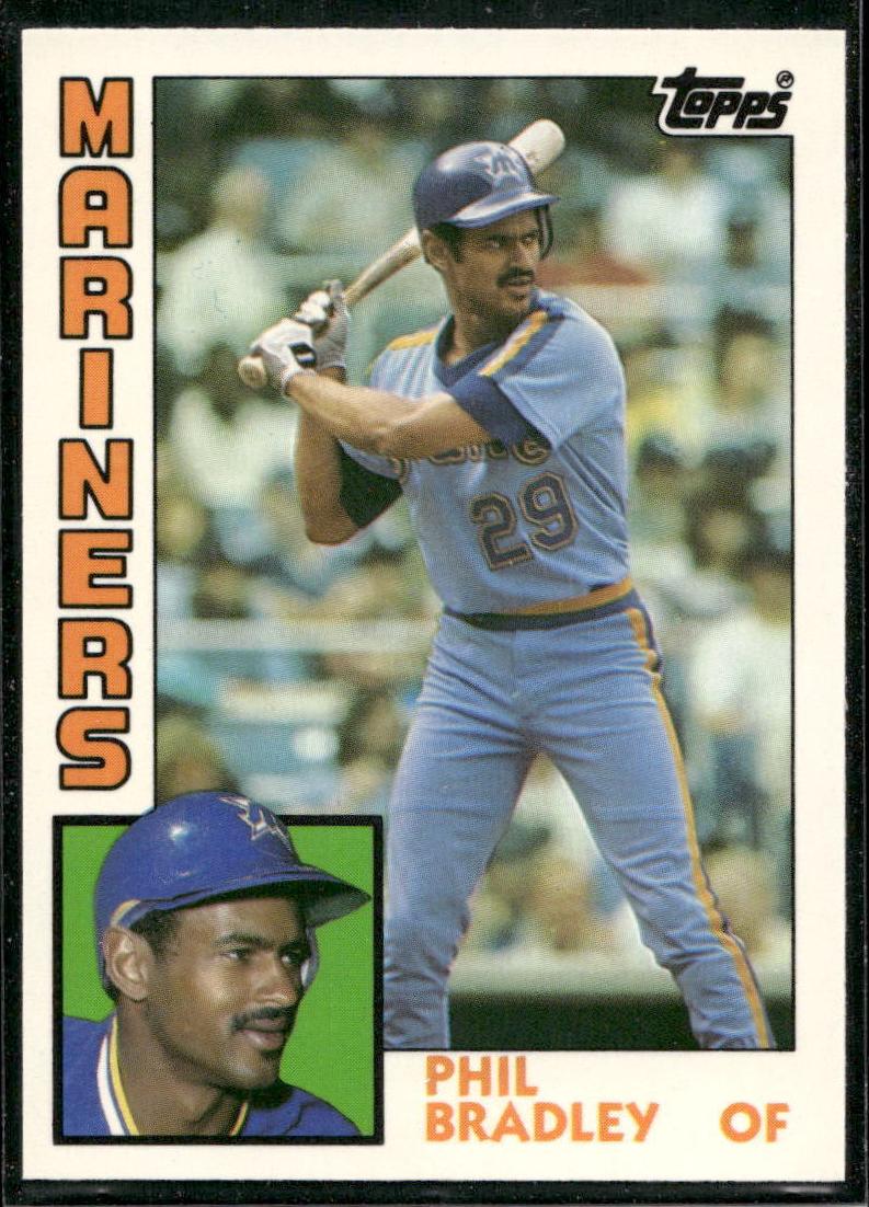 Phil Bradley 1984 Topps Traded Baseball
