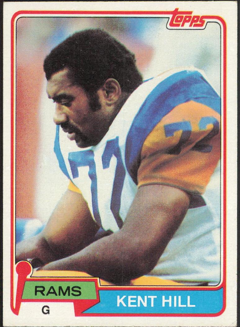 Kent Hill 1981 Topps Football
