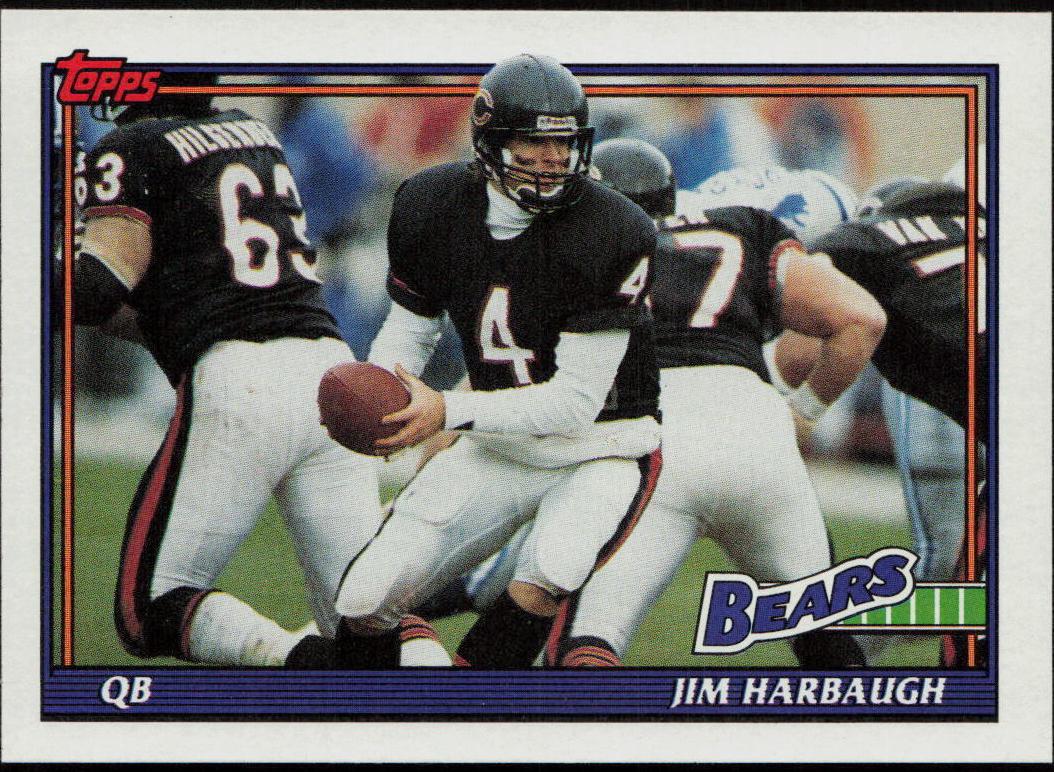 1991 Topps Jim Harbaugh #159 card