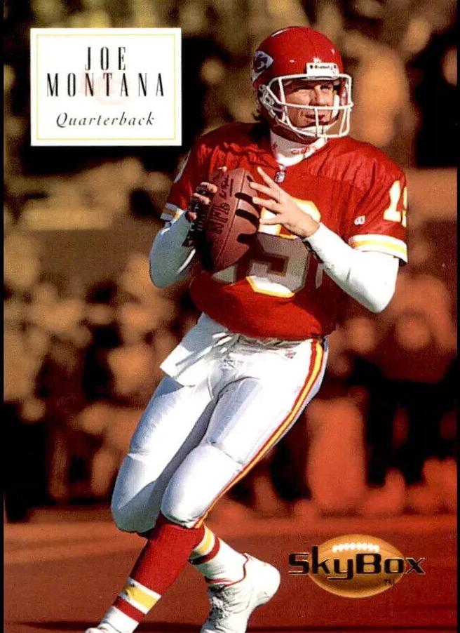 1994 Skybox Premium Joe Montana #75 card