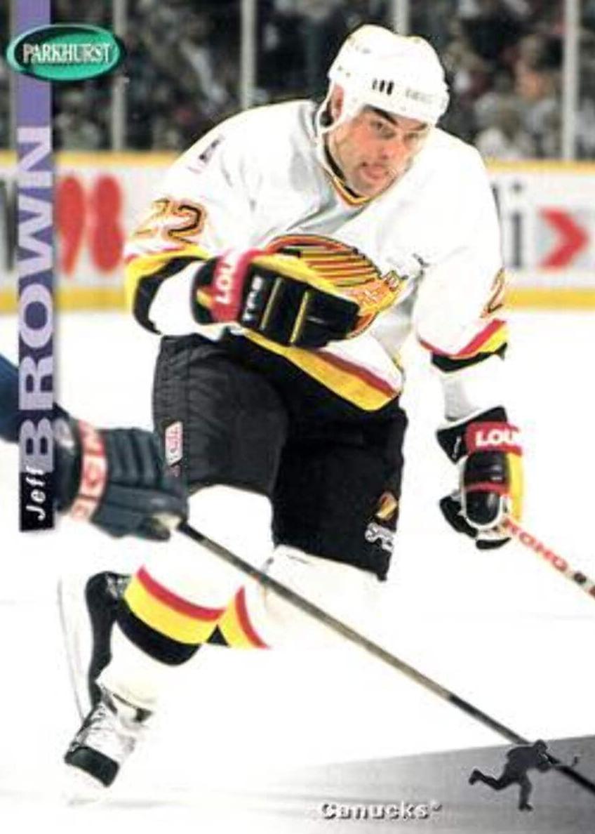 1994 Parkhurst Jeff Brown #244 card