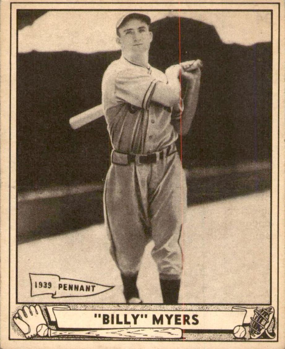 1940 Play Ball Bill Myers #80 card
