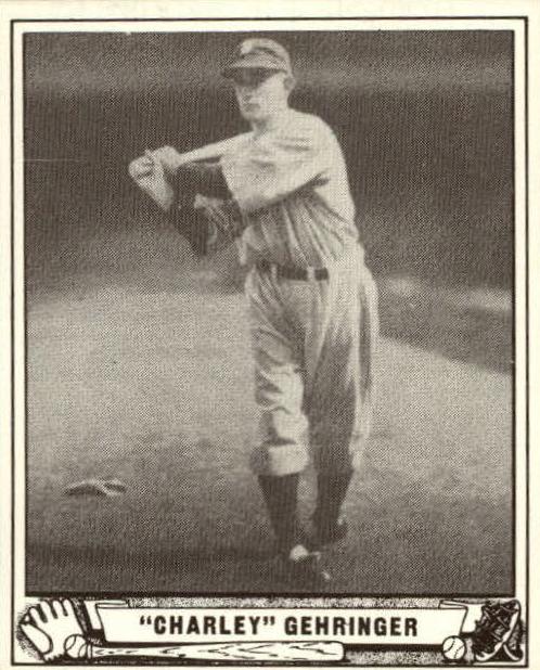 1940 Play Ball Charley Gehringer #41 card