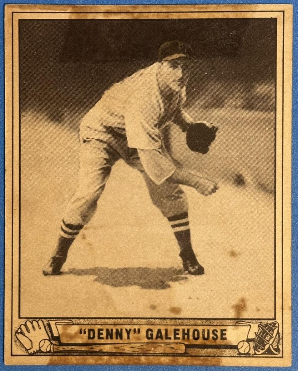 1940 Play Ball Denny Galehouse #198 card