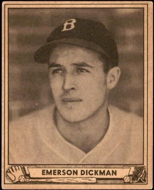 1940 Emerson Dickman #37