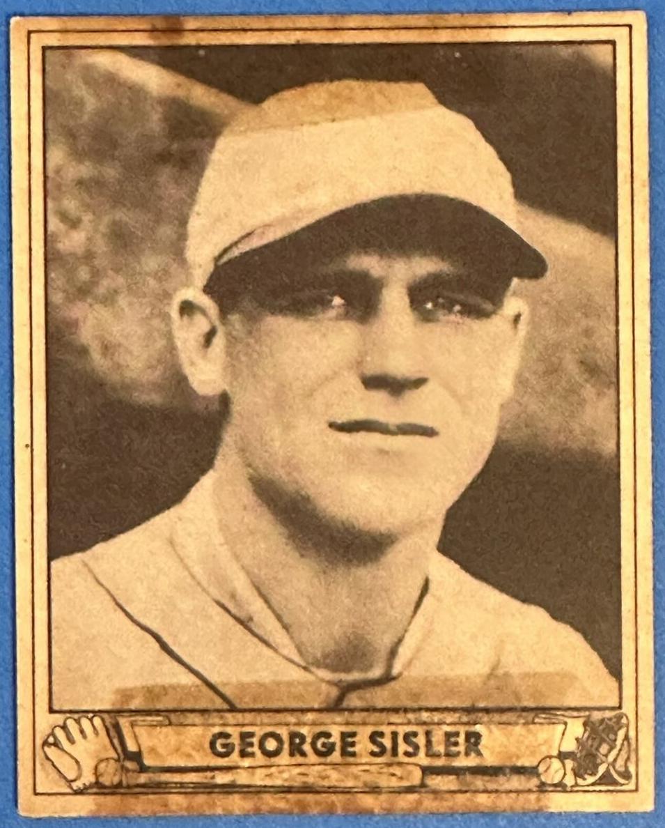 1940 Play Ball George Sisler #179 card