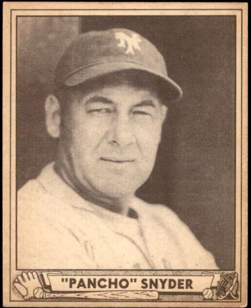 1940 Pancho Snyder #159