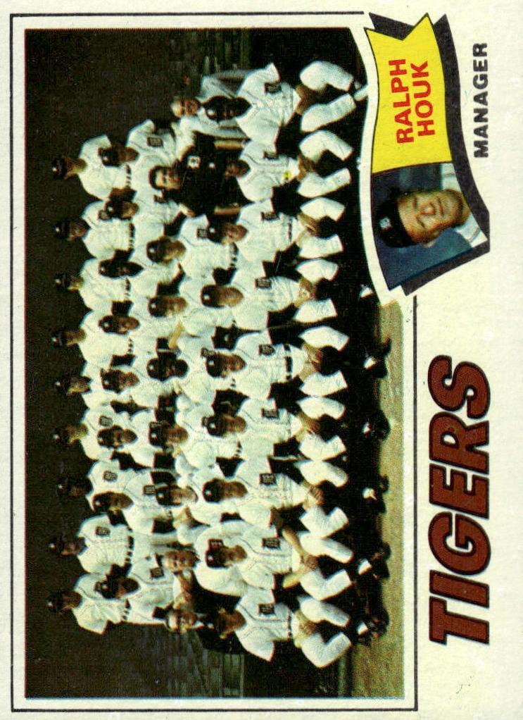 1977 Tigers Team #621