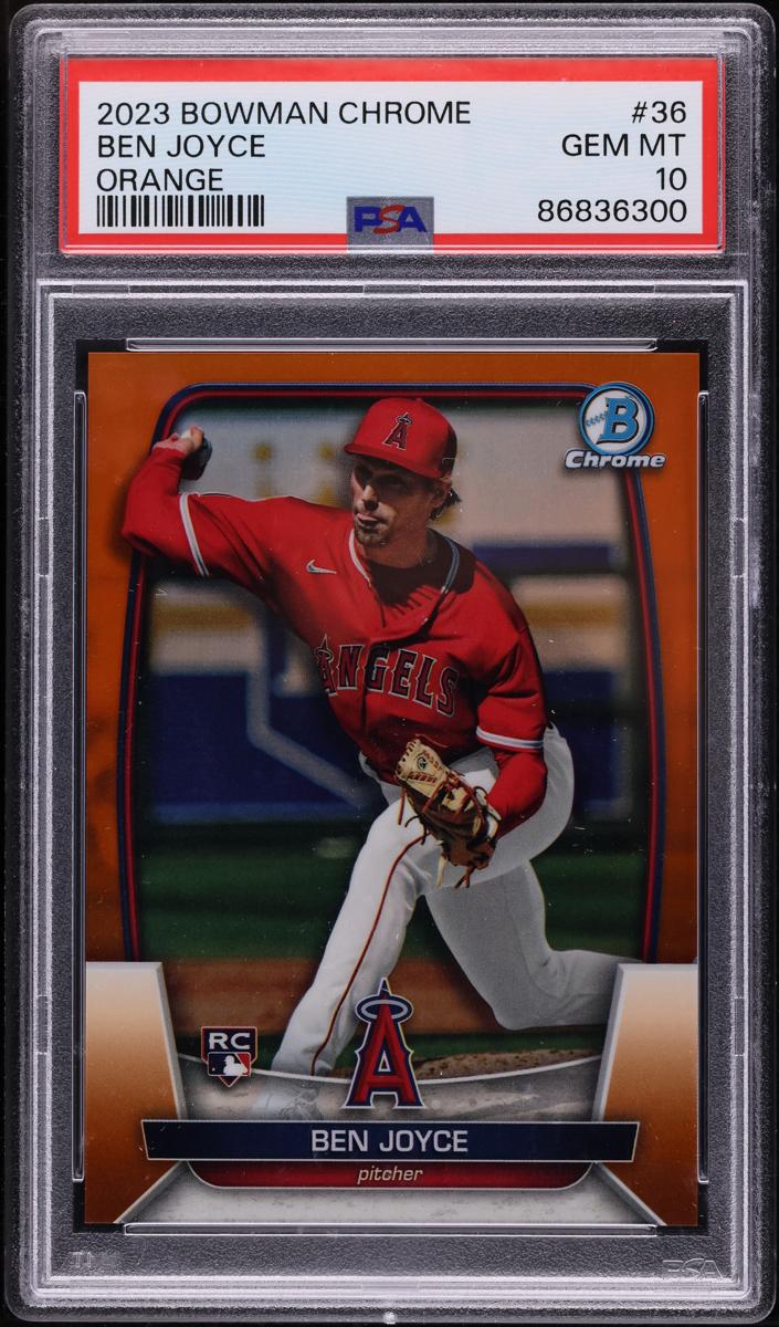 2023 Bowman Chrome Baseball Orange Ben Joyce #36