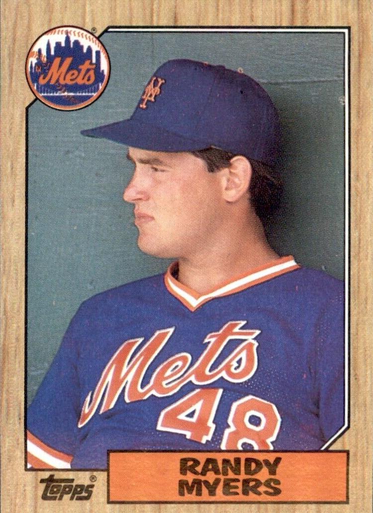 Randy Myers 1987 Topps Baseball