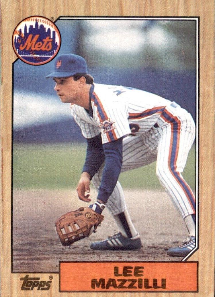 1987 Topps Lee Mazzilli #198 card