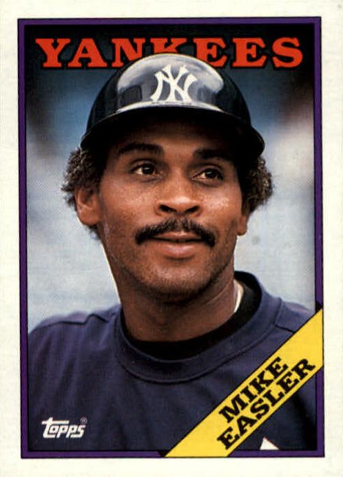1988 Topps Mike Easler #741 card