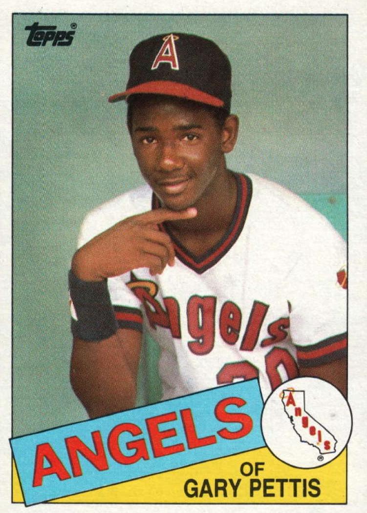 1985 Topps Gary Pettis #497 card