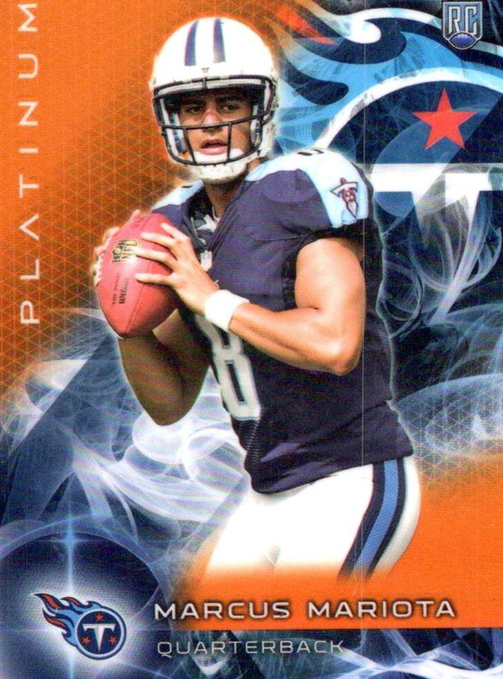 2015 Marcus Mariota [Orange Refractor] #125