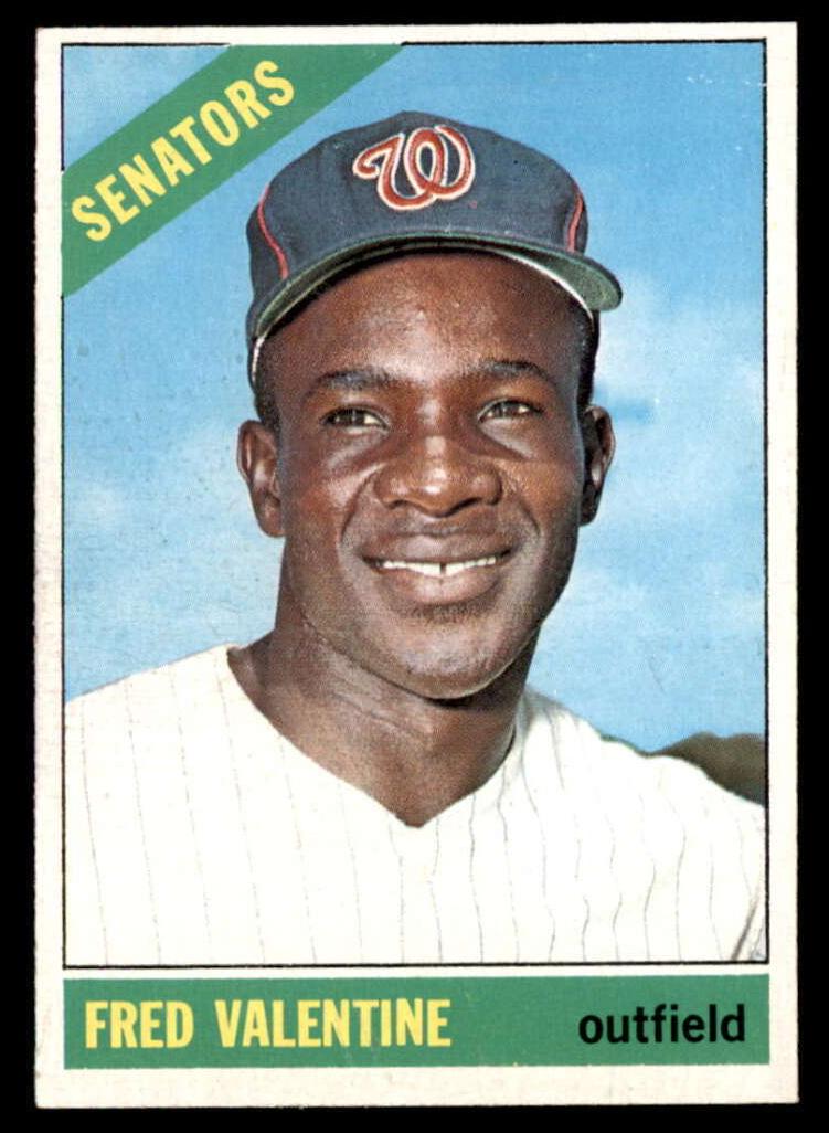 1966 Topps Fred Valentine #351 card