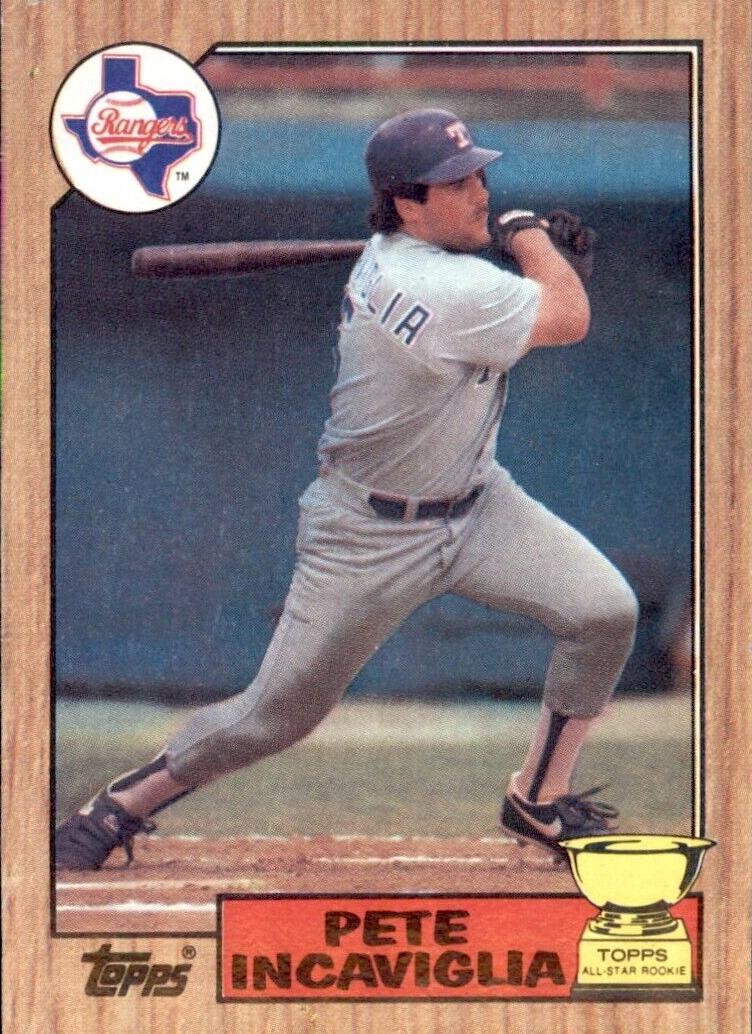Pete Incaviglia 1987 Topps Baseball