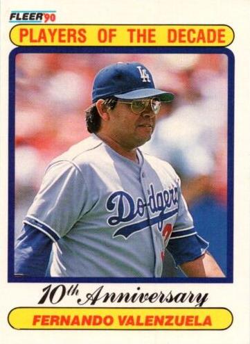 1990 Fleer Fernando Valenzuela #622 card