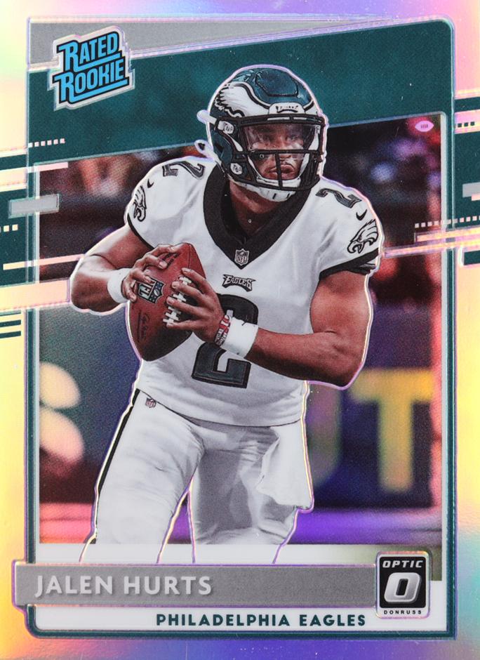 2020 Donruss Optic Jalen Hurts [Holo] #164 card