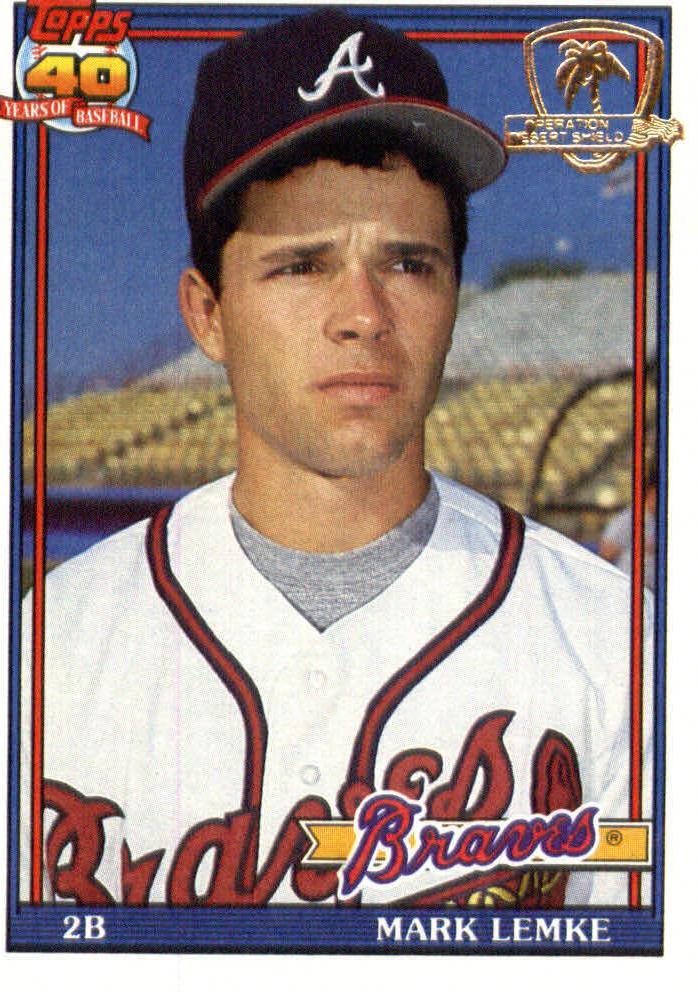 1991 Topps Mark Lemke #251 card