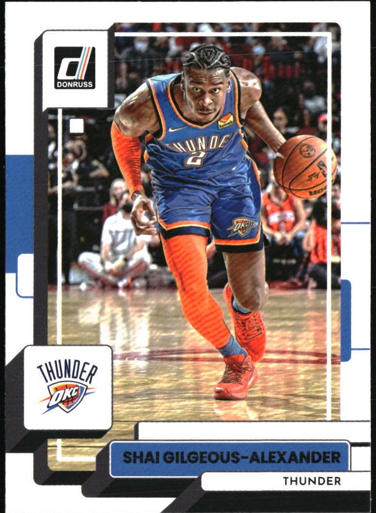 2022 Panini Donruss Shai Gilgeous-Alexander #100 card