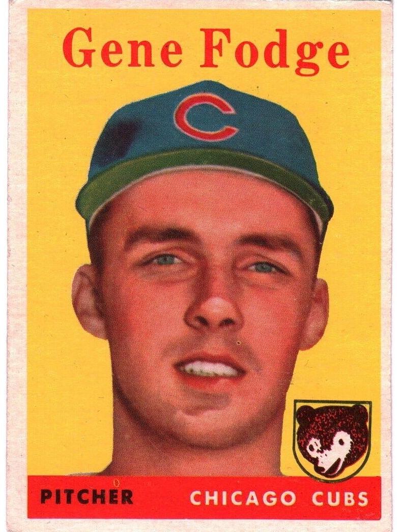 1958 Topps Gene Fodge #449 card