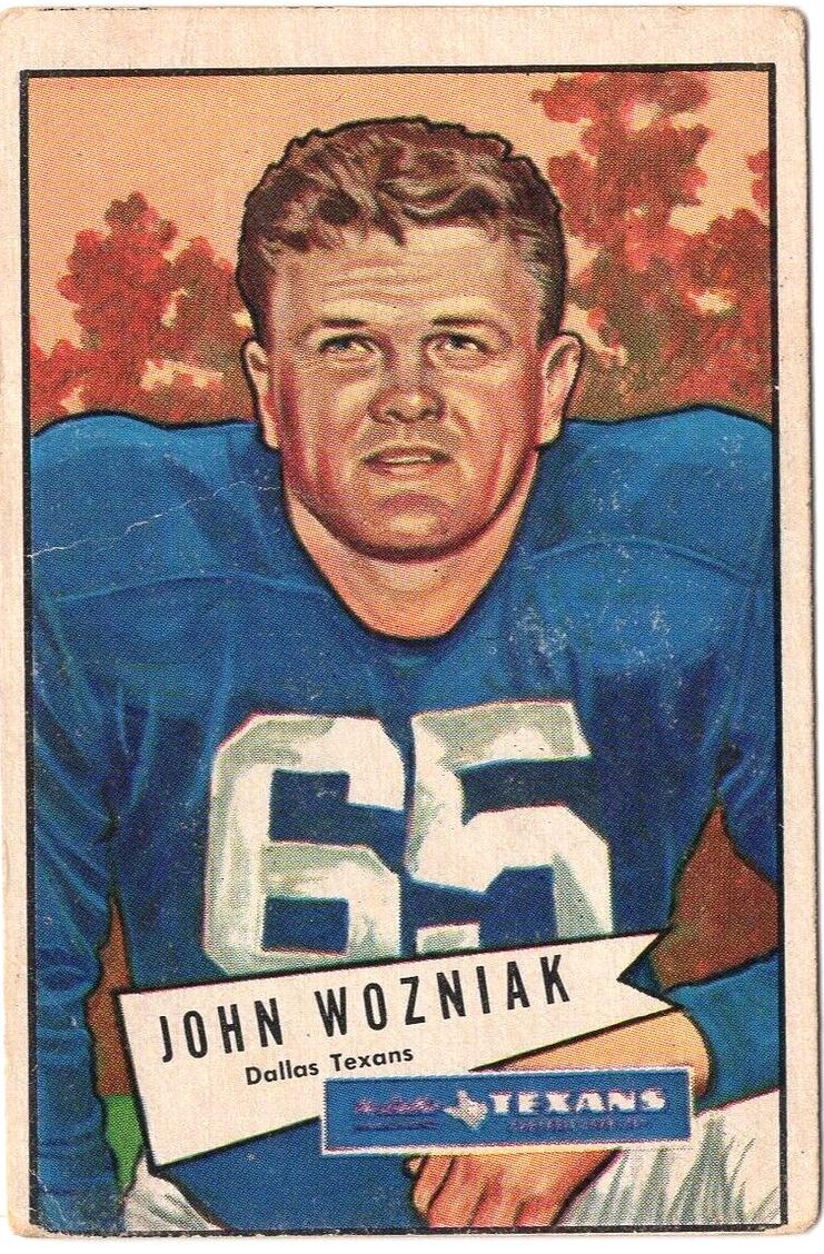 1952 John Wozniak #97