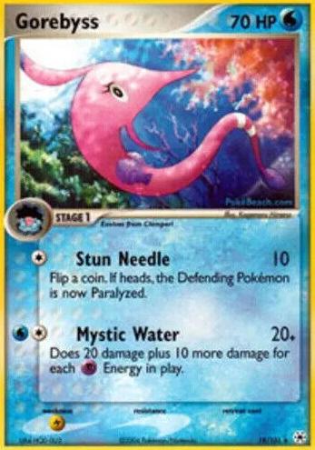 Gorebyss 2004 Pokemon EX Hidden Legends
