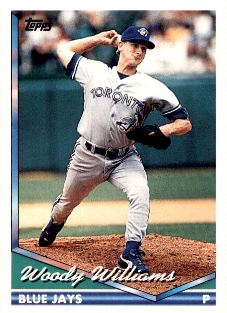 1994 Topps Woody Williams #668 card