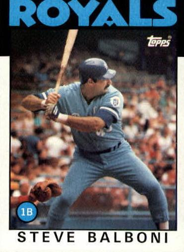 1986 Steve Balboni #164