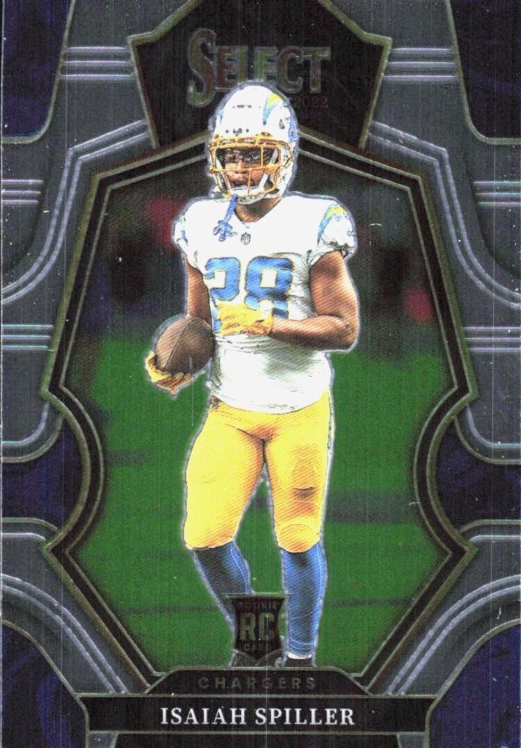2022 Panini Select Isaiah Spiller #157 card